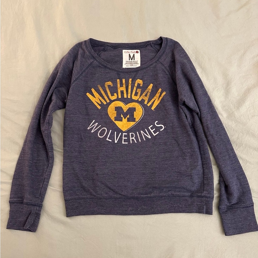 Michigan Wolverines Navy Sweatshirt
